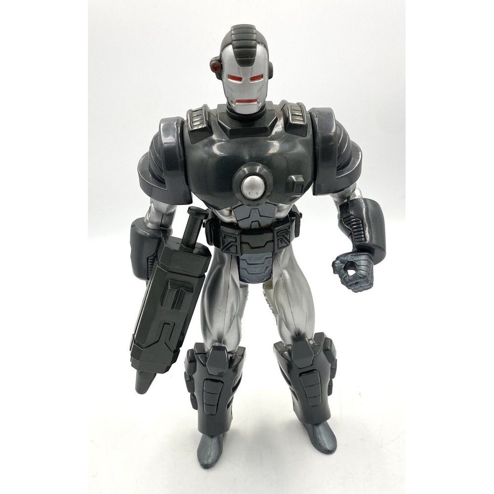 Toy Biz Iron Man War Machine Deluxe 10 Inch Figure Marvel Comics W Gun Vtg
